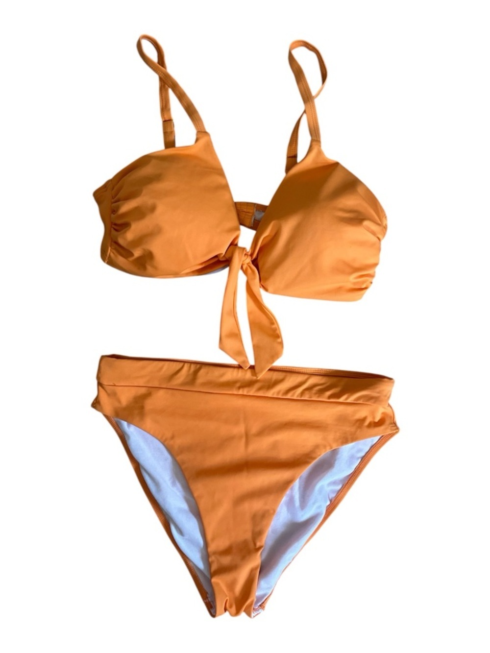 Swimsuits For All Bikini Orange Size 8/Medium